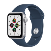 Часы Apple Watch SE 2023 40mm, спортивный ремешок синего цвета