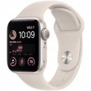 Часы Apple Watch SE 2022 44mm, спортивный ремешок цвета "сияющая звезда"