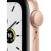 Часы Apple Watch SE 40mm, золотистый спортивный ремешок - бежевый