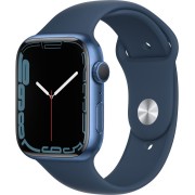 Часы Apple Watch 45mm series 7, спортивный ремешок / синий