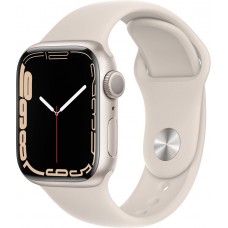 Часы Apple Watch 45mm series 7, спортивный ремешок / "сияющая звезда"